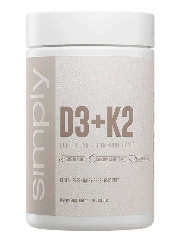 D3+K2 Simply 120 Cápsulas 1 D3+K2 Simply 120 cápsulas