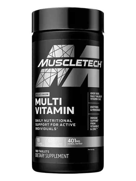 Multivitamínico Platinum 180 Tabletas