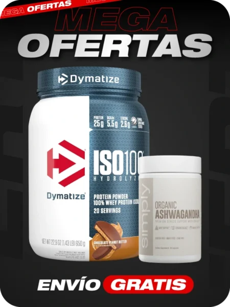Iso 100 1,3 libras + Ashwagandha Simply