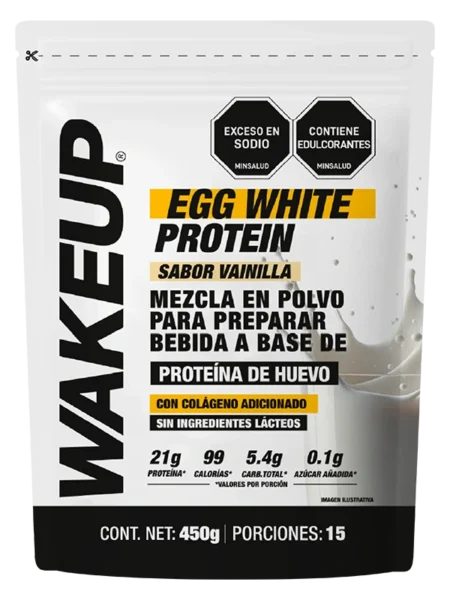 Proteína de Huevo Wakeup 450 gramos